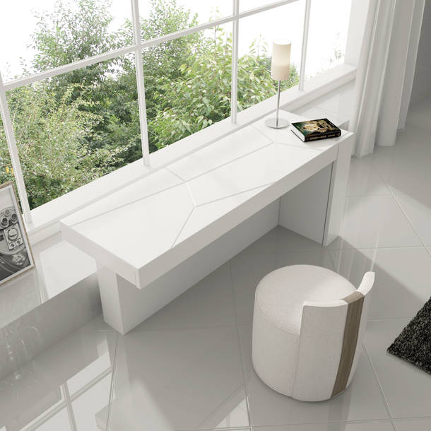 Orren Ellis Natal Makeup Vanity Set with Mirror Wayfair